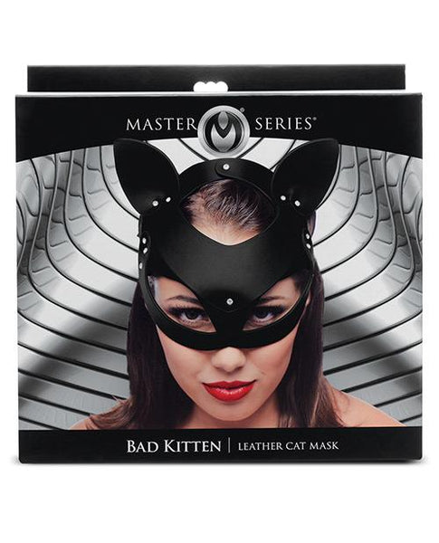 Bad Kitten Leather Cat Mask - Red Light Erotica