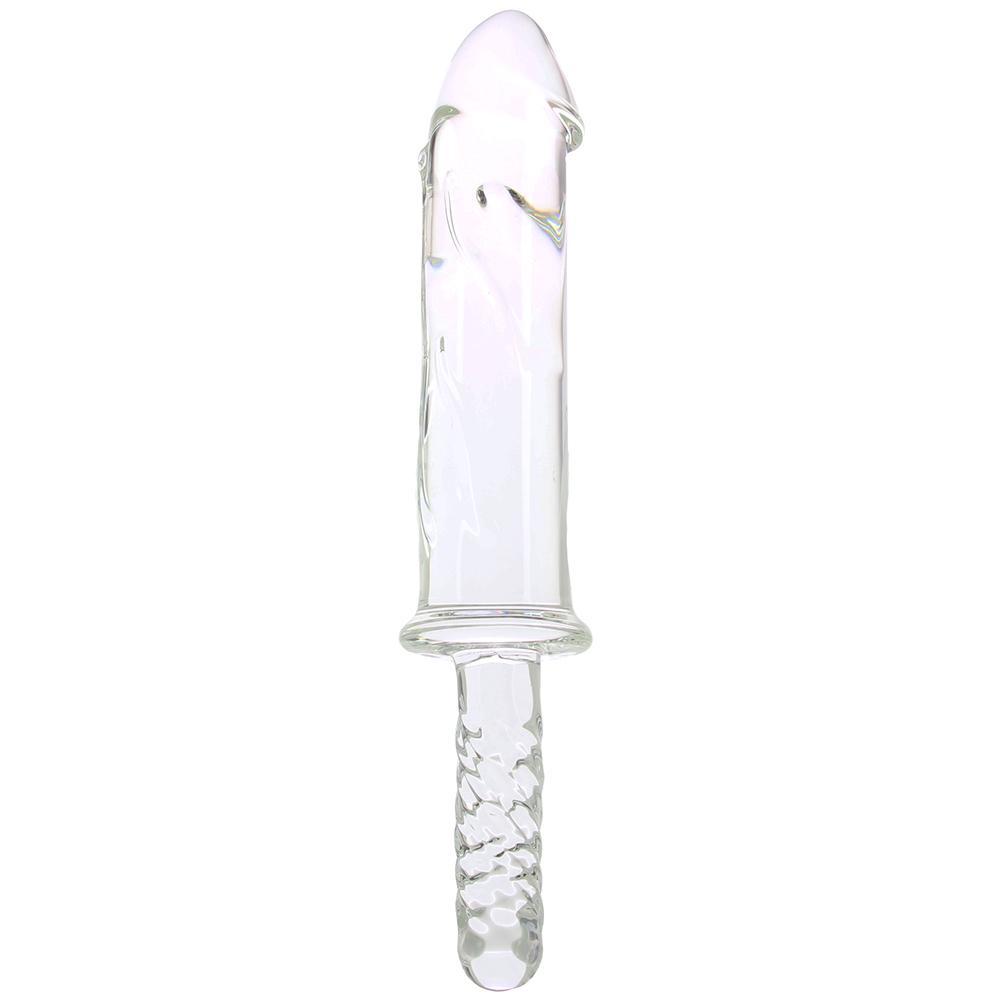 Battle Rammer Phallic Glass Thruster - Red Light Erotica