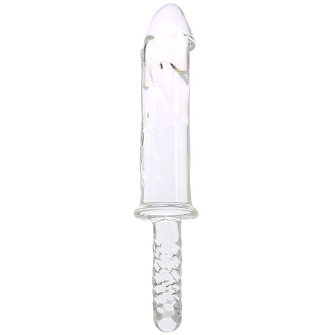 Battle Rammer Phallic Glass Thruster - Red Light Erotica