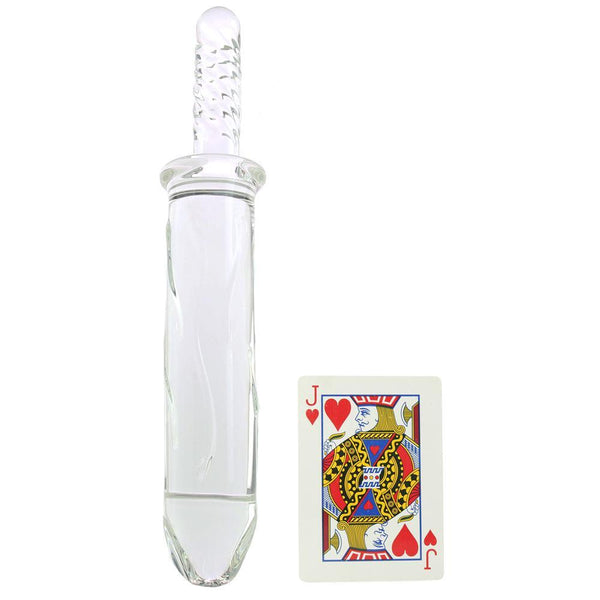 Battle Rammer Phallic Glass Thruster - Red Light Erotica