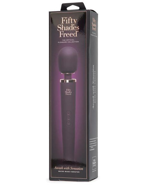 Awash w/Sensation Wand Vibrator - Red Light Erotica