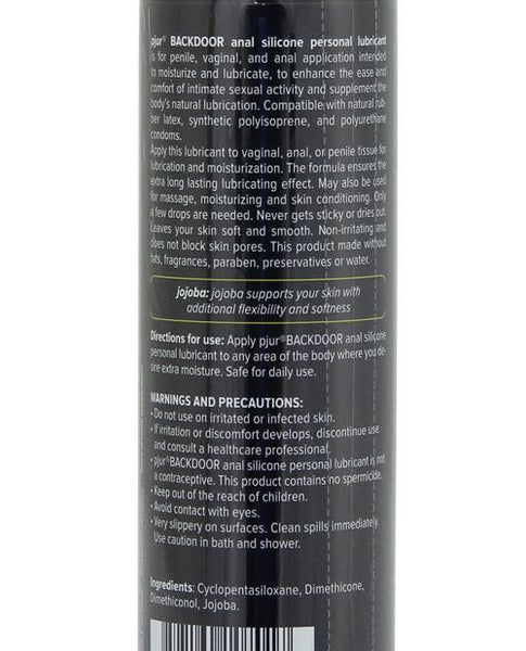 Pjur Back Door Anal Silicone Lubricant 8.5 oz - Red Light Erotica