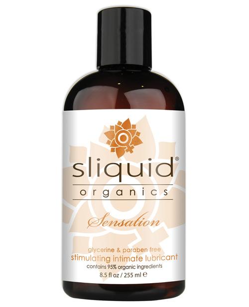 Sliquid Organics Sensation Lubricant - 8.5 oz - Red Light Erotica
