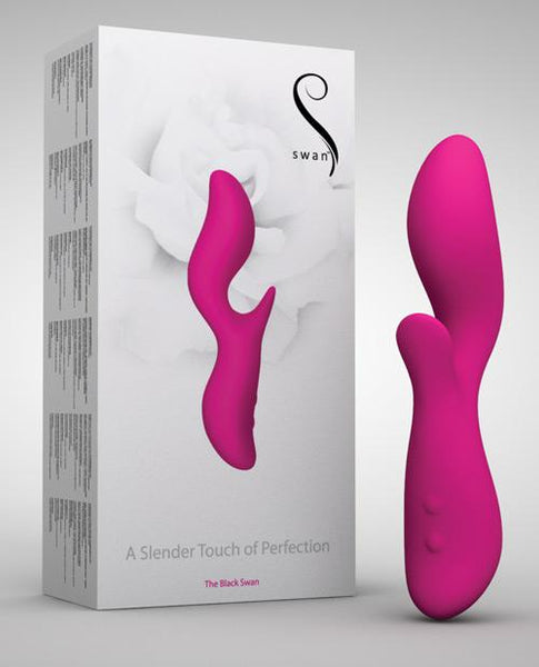 The Black Swan Luxury Silicon Vibrating Rabbit - Red Light Erotica